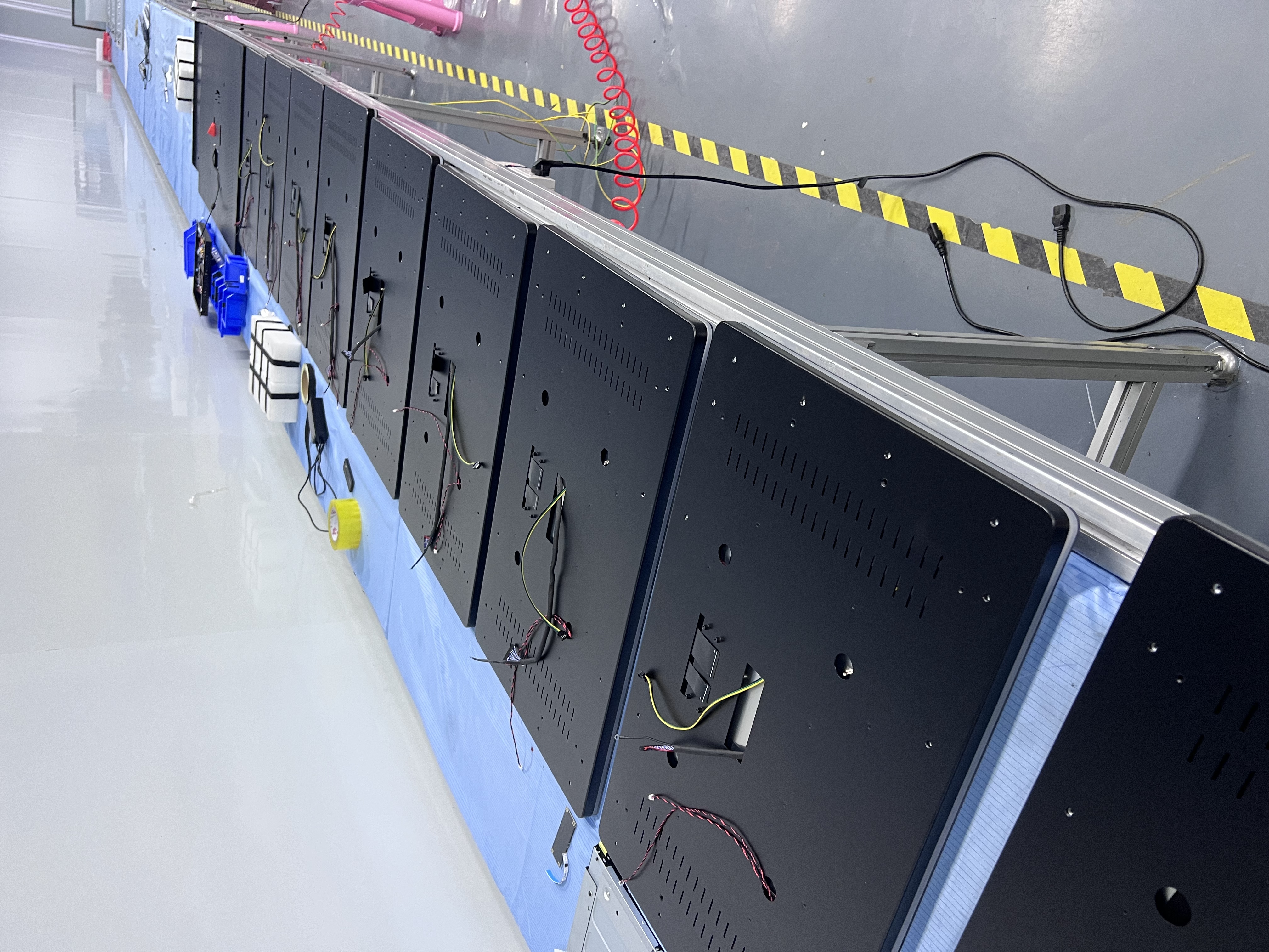 Open-frame PCAP module detail for cabinet cutout fit