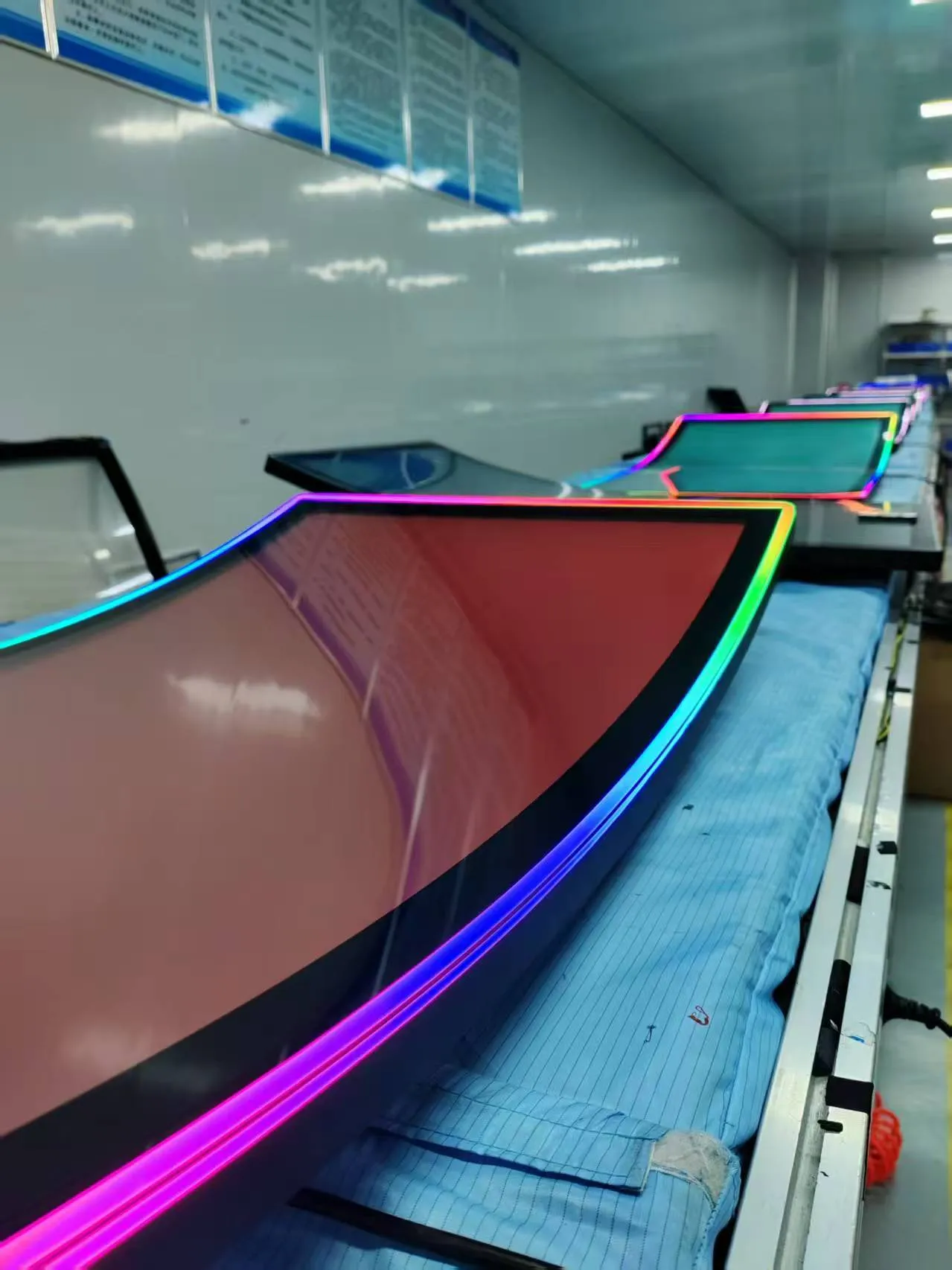 49 inch J Type Curved Interactive Touchscreen Multi Touch Monitor LED Backlit LCD Display - Image 2