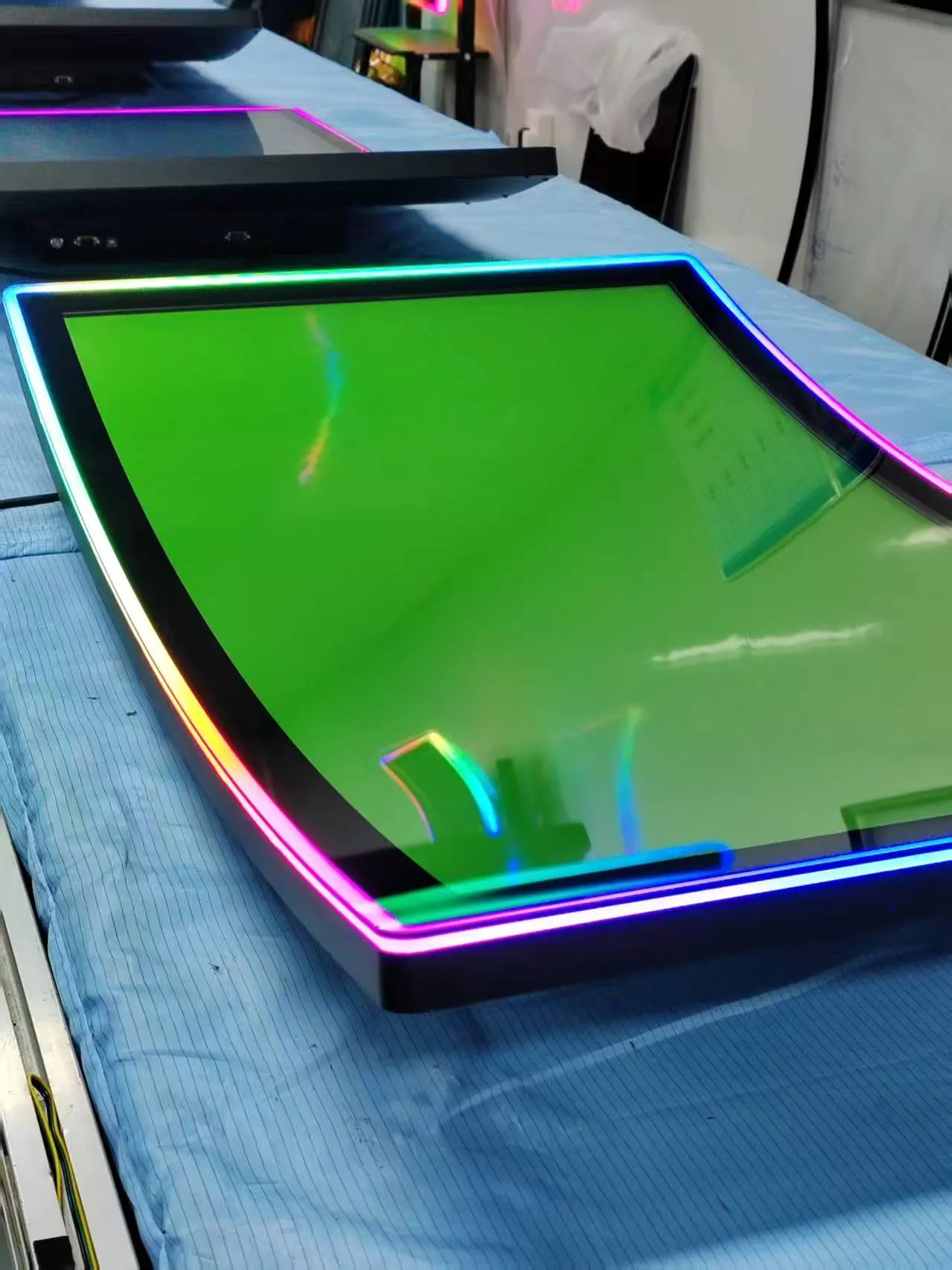 49 inch J Type Curved Interactive Touchscreen Multi Touch Monitor LED Backlit LCD Display - Image 3