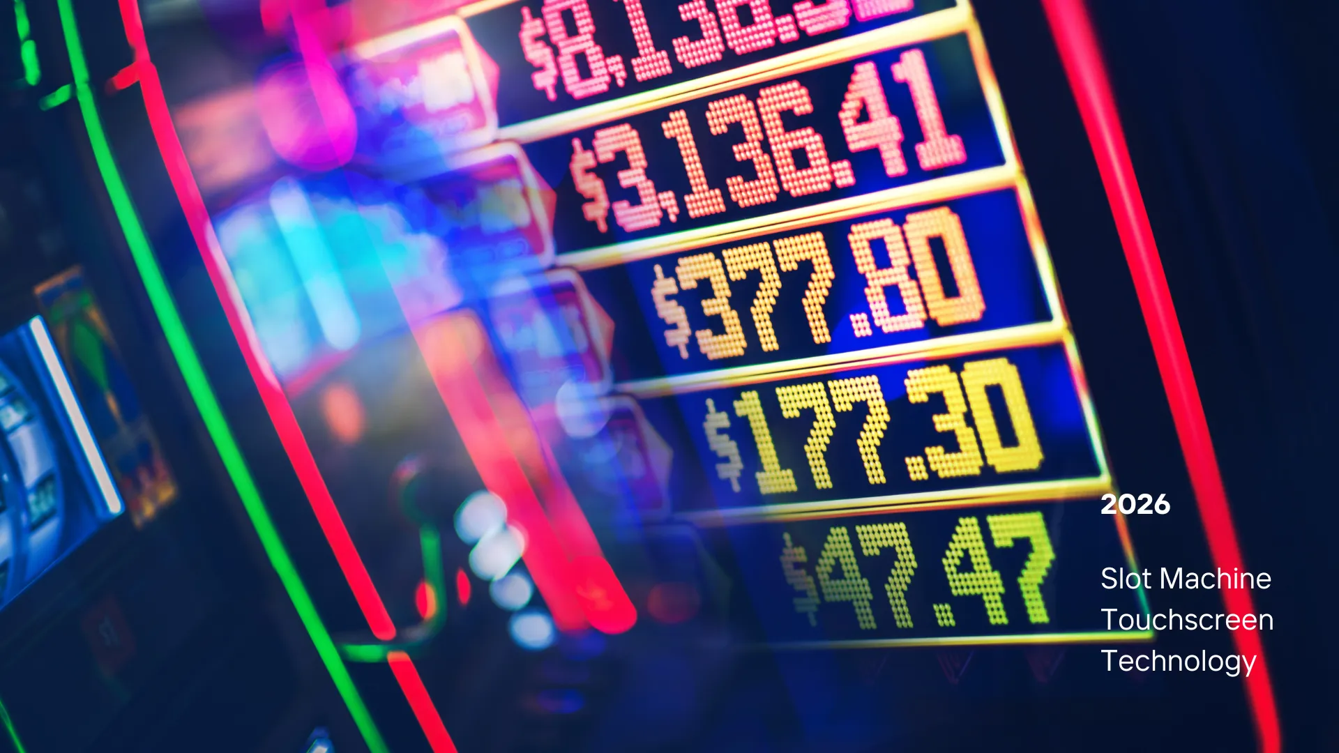 Why Capacitive Touchscreens Are Preferred Over Buttons in Modern Casino Equipment